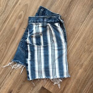 Vintage denim shorts